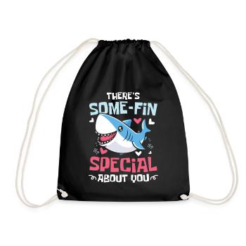 There's Some-Fin Special About Me - Turnbeutel - Schwarz - Vorne