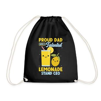 Fier papa très talentueux PDG de Lemonade Stand - Sac de sport léger - noir - Devant