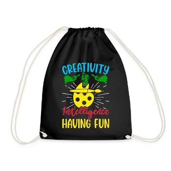 Artiste peintre - Sac de sport léger - noir - Devant