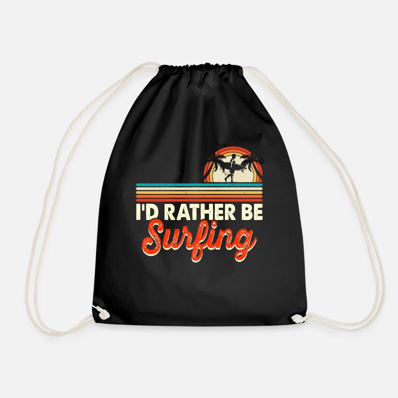 Surfer Surf - Sac de sport léger - noir