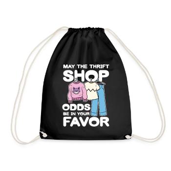 May The Thrift Shop Odds Be In Your Favor für - Turnbeutel - Schwarz - Vorne
