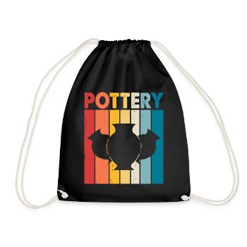 Poterie Poterie Poterie - Sac de sport léger - noir - Devant