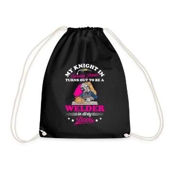 Soudeur En Bottes Sales Femmes De Soudure - Sac de sport léger - noir - Devant