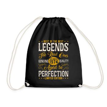 Millésime légendaire 1974 - Sac de sport léger - noir - Devant