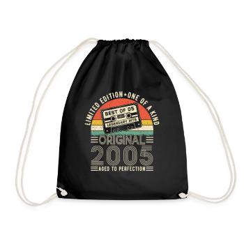 Millésime 2005 Anniversaire - Sac de sport léger - noir - Devant