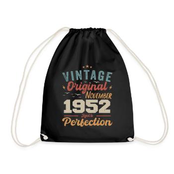 Legendary since November 1952 - 1952 - Drawstring Bag - black - Front