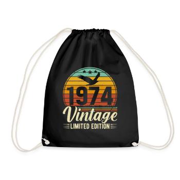 50e anniversaire 1974 Chemise - Sac de sport léger - noir - Devant