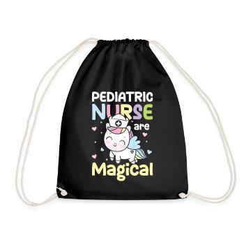 Pediatric Nurse Are Magical - Turnbeutel - Schwarz - Vorne