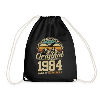 40e anniversaire légendaire 1984 - Sac de sport léger - noir - Devant