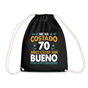 70th Birthday Vintage Legendary - Drawstring Bag - black - Front