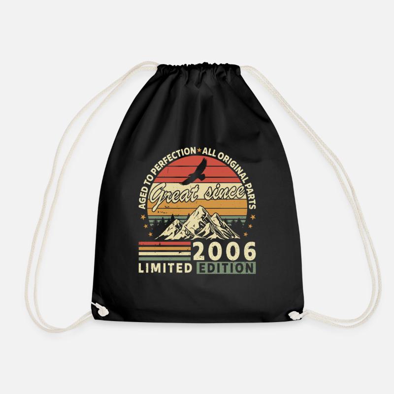 Legendärer 18. Geburtstag 2006 - Turnbeutel - Schwarz
