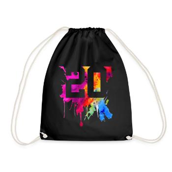 20 ANS 20 ANNIVERSAIRE - Sac de sport léger - noir - Devant