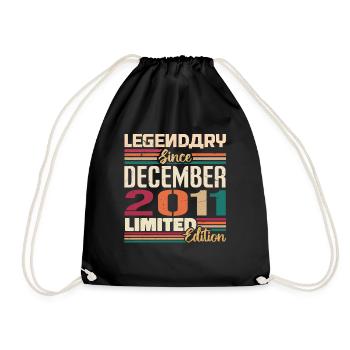Légendaire depuis décembre 2011 Millésime décembre 2011 - Sac de sport léger - noir - Devant