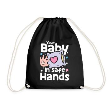 Your Baby In Sage Hands - Turnbeutel - Schwarz - Vorne