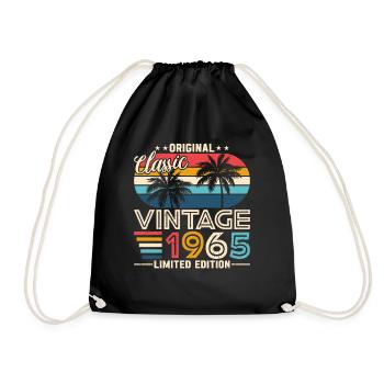 Legendärer 59. Geburtstag 1965 - Turnbeutel - Schwarz - Vorne