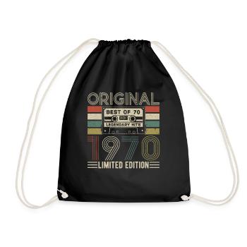 Born Legends 1970 - Drawstring Bag - black - Front