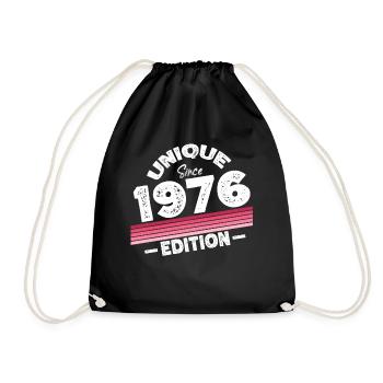 Unique depuis 1976 Edition Anniversaire Millésime 1976 - Sac de sport léger - noir - Devant