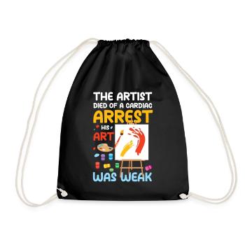 The Artist His Art Was Weak - Turnbeutel - Schwarz - Vorne