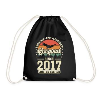 Jahre der Eleganz 2017 - Turnbeutel - Schwarz - Vorne
