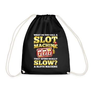 Slot Machine That Spins Really Slow - Turnbeutel - Schwarz - Vorne