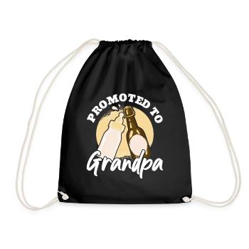 Promu au rang de grand-père - Sac de sport léger - noir - Devant