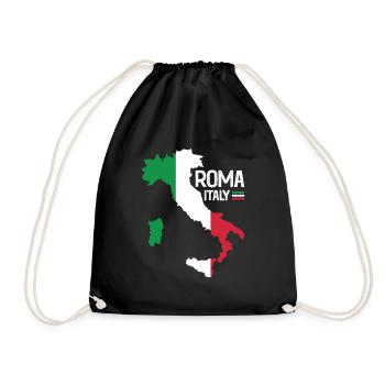 Roma Italie Rome Carte Régions Italie - Sac de sport léger - noir - Devant