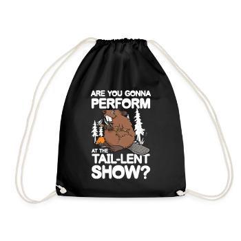 Are You Gonna Perform At The Tail-Lent Show - Turnbeutel - Schwarz - Vorne