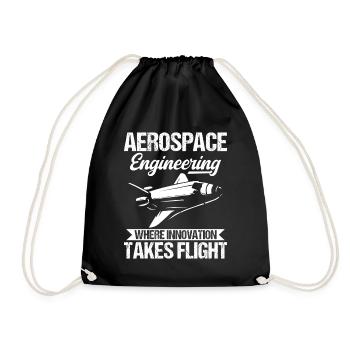 L’ingénierie aérospatiale où l’innovation prend son envol - Sac de sport léger - noir - Devant