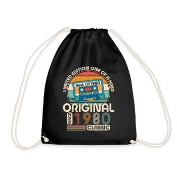 Originals 1980s Vintage Vintage Retro - Drawstring Bag - black - Front