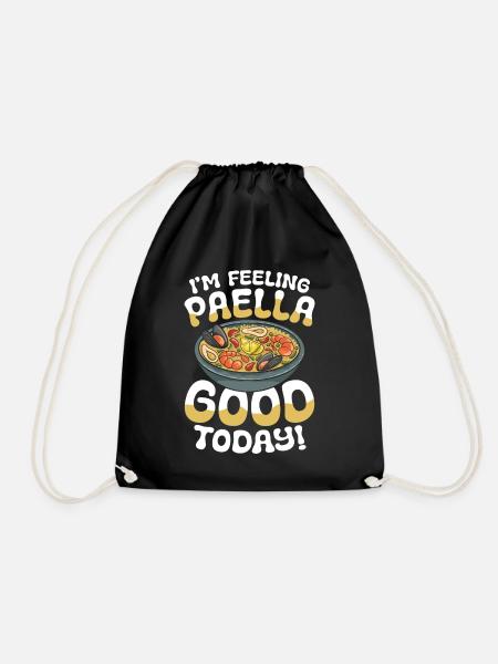 I'm Feeling Paella Good Today - Turnbeutel - Schwarz