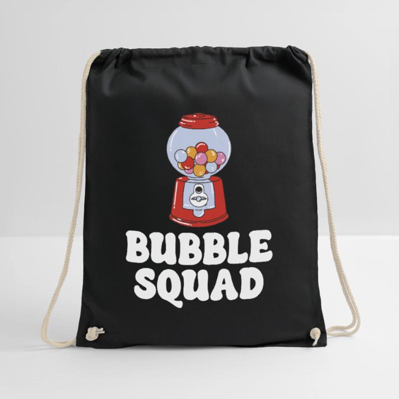 Bubble Squad Bubblegum Vending Machine Funny Sweets Drawstring Bag
