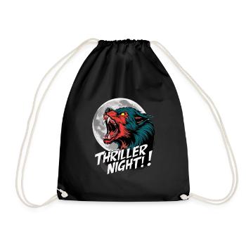 Thriller Night für einen Werwolf Fan - Turnbeutel - Schwarz - Vorne