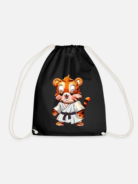 Judo Tiger - Turnbeutel - Schwarz