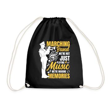 Marching Band We're Not Just Playing Music - Turnbeutel - Schwarz - Vorne