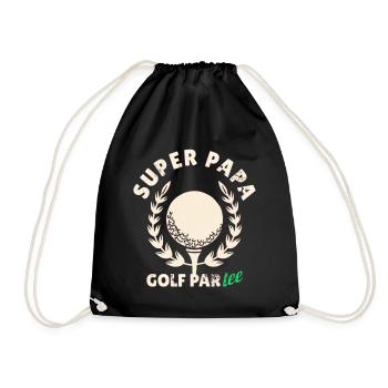 Super Papa Golf Party ! - Sac de sport léger - noir - Devant
