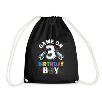 Jeu de Lasertag sur 3 Anniversaire Garçon Intérieur Laser Tag - Sac de sport léger - noir - Devant