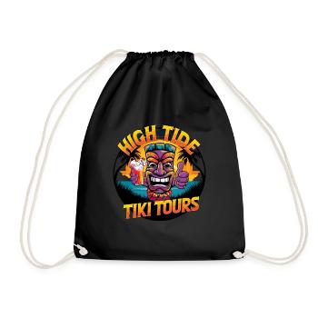 Tiki Kultur Maori Maske für einen Tkik Fans - Turnbeutel - Schwarz - Vorne