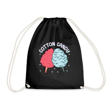 Barbe à papa drôle barbe à papa cadeau - Sac de sport léger - noir - Devant