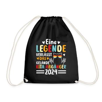 Une légende quitte le site Kita Absolvent - Sac de sport léger - noir - Devant