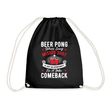 Beer Pong Champion Beer Pong Comeback Tournament - Sac de sport léger - noir - Devant