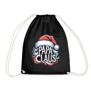 Dear St. Nicholas, dad father for dad at Niko - Drawstring Bag - black - Front