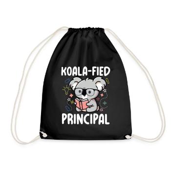 Koala-fied Principal - Turnbeutel - Schwarz - Vorne