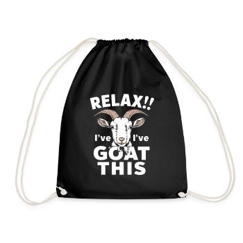 I Goat It - Turnbeutel - Schwarz - Vorne