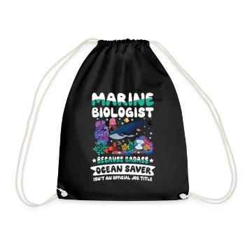 Marine Biologist - Turnbeutel - Schwarz - Vorne