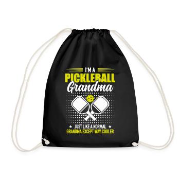 Mamie Pickleball Joueur Dinking Team Cadeau - Sac de sport léger - noir - Devant