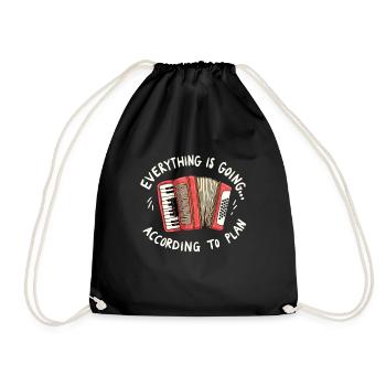Accordion Musicians Experience passion with the - Drawstring Bag - black - Front