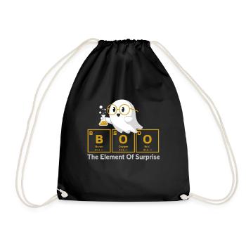 Boo Chemistry Tableau périodique de l’ - Sac de sport léger - noir - Devant