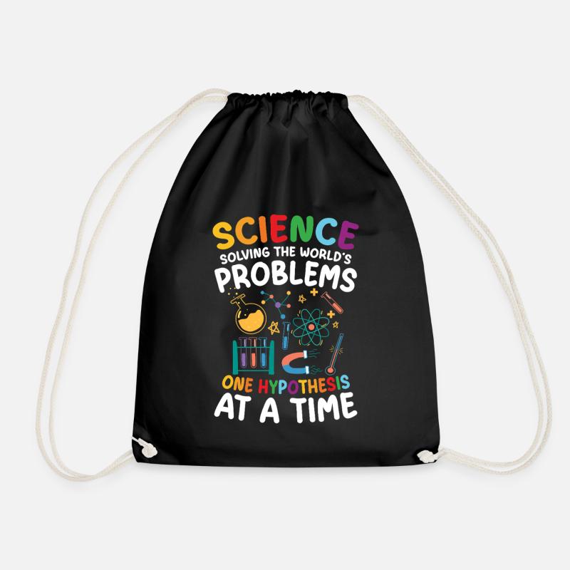 Les sciences naturelles aident à résoudre les problèmes mondiaux - Sac de sport léger - noir