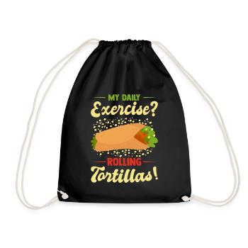 Tacos mexicains Tacos mexicains - Sac de sport léger - noir - Devant