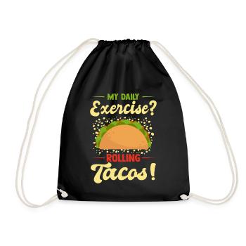 Tacos mexicains Tacos mexicains - Sac de sport léger - noir - Devant